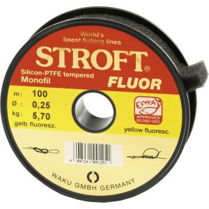 Stroft Fluor Monofilament Line yellow