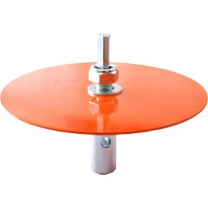 Hurricane X58 spiral/skruvdragaradapter med 165 mm skyddsplatta