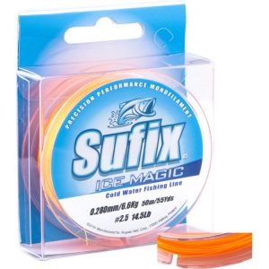 Sufix Ice Magic monofilament line neon yellow/orange 50 m