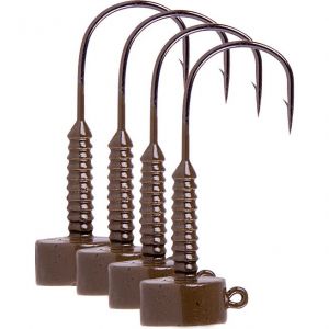 Lunker City Ned jig head green pumpkin