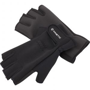 Kinetic Neoprene Half Finger gloves black