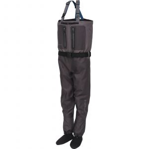 Kinetic X5 waders with neoprene feet boulder grey