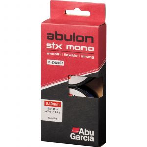 Abu Garcia Abulon STX nylonlina blå 100 m 2-pack