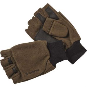 Kinetic Wind Stop Fold Over Mitt gloves green