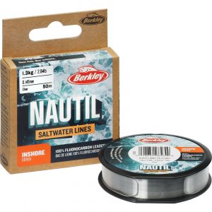 Berkley Nautil Inshore Fluorocarbon leader material clear 50 m