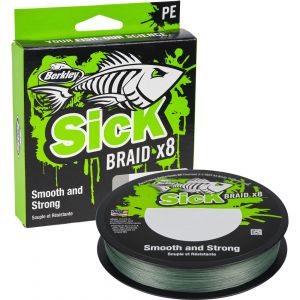 Berkley Sick Braid X8 braided line moss green 150 m