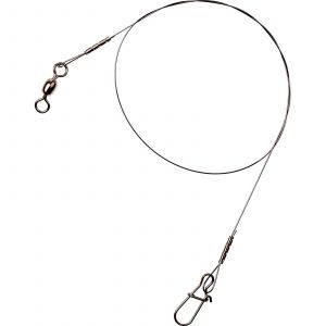 Fladen 7x7 titanium leader with snap/swivel 2-pack