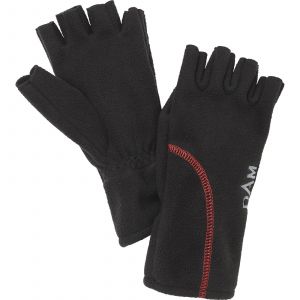 DAM Windproof short finger gloves black