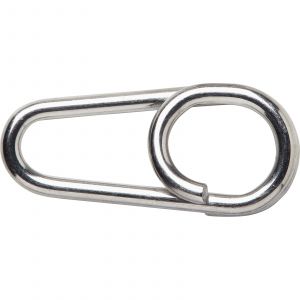 Savage Gear Custom Salt Splitring bait lock silver 15-pack