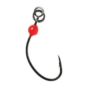 Savage Gear GPS 1X Hot Spot hook with ring black 8-pack