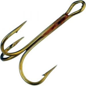Hurricane [HH310BR] ice fishing hook bronze 5-pack