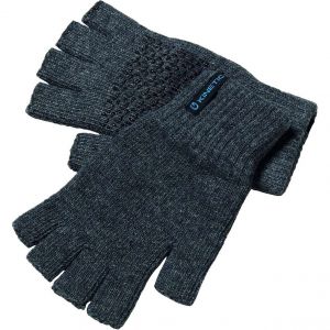 Kinetic Wool short finger gloves gray