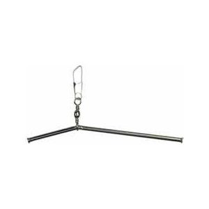Fladen curved casting boom in metal black 3-pack
