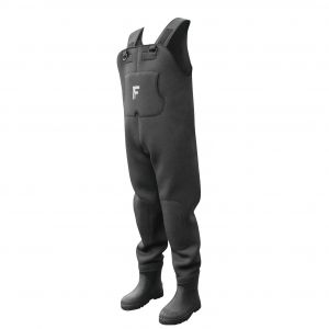 Fladen RockGrip neoprene waders with EVA boot (patterned sole) black