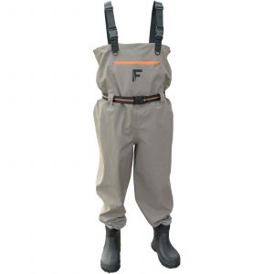 Fladen RockGrip waders with EVA boot (patterned sole) grey/black