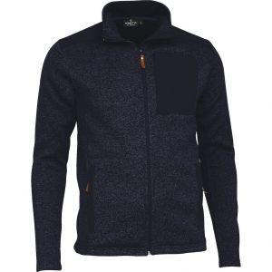 Kinetic Upland Knit allround fleecetröja marinblå
