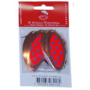 G. Erikssons Fiskeredskap VM-släpet röd/blåprickig (K) 1-pack