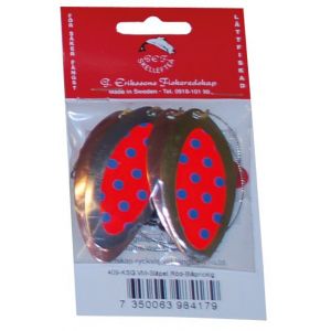 G. Erikssons Fiskeredskap WM-släpet röd/blåprickig (KSG) 1-pack