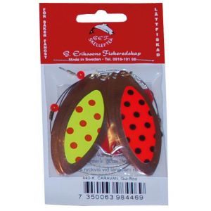 G. Erikssons Fiskeredskap Caravan gul/röd (K) 1-pack