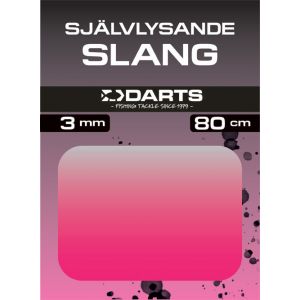 Darts Självlysande slang [ø3.0 mm x 80 cm] röd