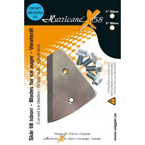 Hurricane X58 böjda skär till isborr för våt is ø150 mm