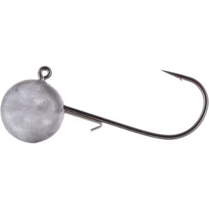 Hurricane Round jiggskalle 14 g med 5/0 krok silver 3-pack