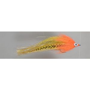 Hurricane Big Pike predator-fluga 16 cm med 6/0 krok orange/yellow/gold 1-pack