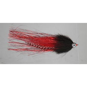 Hurricane Big Pike predator-fluga 16 cm med 6/0 krok black/red 1-pack