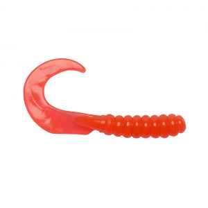 Big Bite Baits Curl Tail Grub 3.0 7 cm red 10-pack