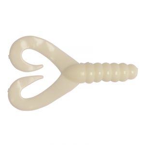 Big Bite Baits Twin Tail Grub 2.0 5 cm white 10-pack