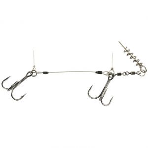 Darts Pike Rig Wire [XL] med #2/0 krokar silver 1-pack