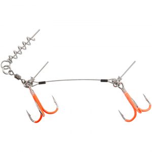 Darts Pike Rig Wire [Junior] med #1 krokar uv orange 1-pack