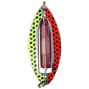 Wiggler Muskus 8.1 cm [39 g] silver/gul/röd/svarta prickar 1-pack