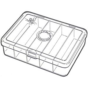 Myran 2000 betesask [11 x 8.5 x 2.8 cm] klar