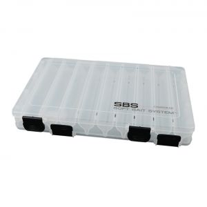 Darts SBS Soft Lure Box [36 x 23 x 5 cm] klar large