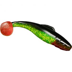 Relax Ohio 17.8 cm [49 g] black chartreuse glitter 1-pack
