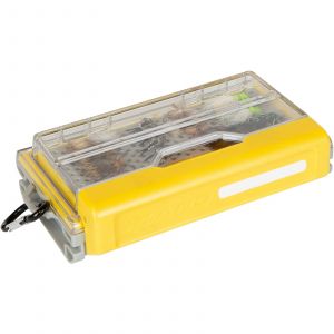 Plano Edge Micro flugask [17.5 x 10.1 x 4.5 cm] grå/gul