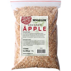 Wiggler rökspån (äpple] 255 g/1 liter