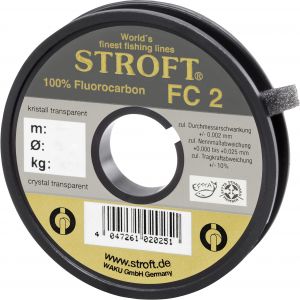 Stroft FC 2 Flurocarbon-tafsmaterial 0.250 mm x 50 m