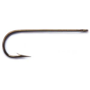 Mustad Superior Aberdeen enkelkrok rak brons 4, 10-pack