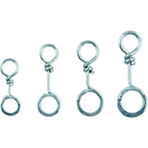 Svartzonker Snap beteslås silver 10-pack