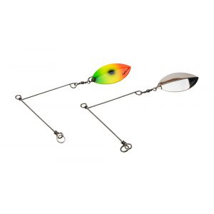 Svartzonker Spinner Rig Large silver & fire tiger 2-pack
