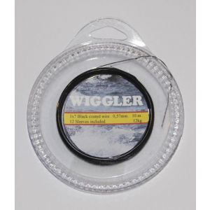 Wiggler tafsvajer plastbehandlad svart 10 m
