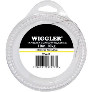 Wiggler tafsvajer plastbehandlad 7 kg svart 10 m