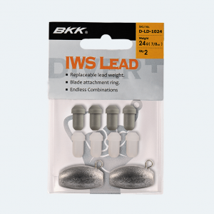 BKK IWS Lead sänke till offsetkrok 8 g, 2-pack