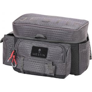 Westin W4 Waist Pack midjeväska inkl. 4 betesaskar [36 x 23 x 21 cm] titan/svart