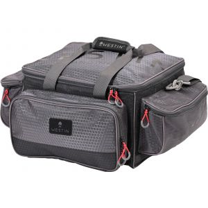 Westin W4 Jumbo Lure Loader fiskeväska inkl. 4 betesaskar [54 x 40 x 25 cm] titan/svart