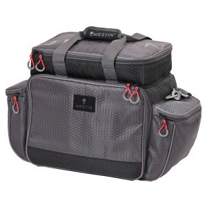 Westin W4 Master Lure Bag fiskeväska inkl. 5 betesaskar [55 x 25 x 37 cm] titan/svart