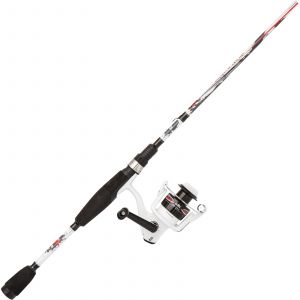 Abu Garcia Ike Dude spinning kids fishing set including monofilament line
