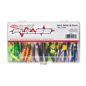 Berkley Pulse Shad MixBox 6 cm jiggar 48-pack